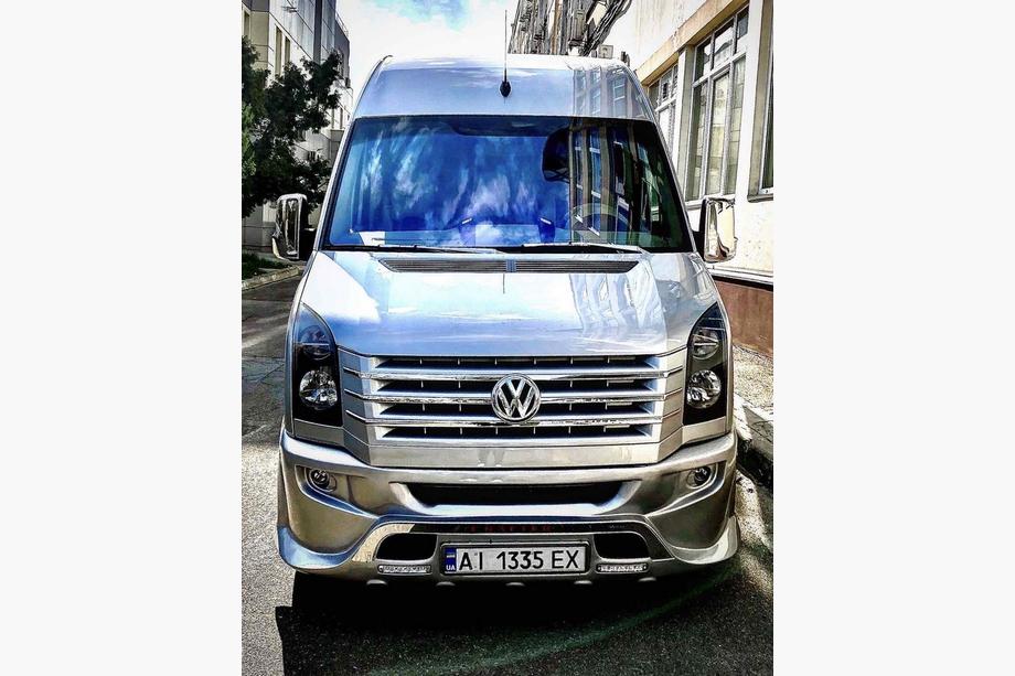 Volkswagen Crafter 2006–2016 Spojlerová lišta predného nárazníka 2012↗ (Sport-3, na lakovanie) Fotografia 13