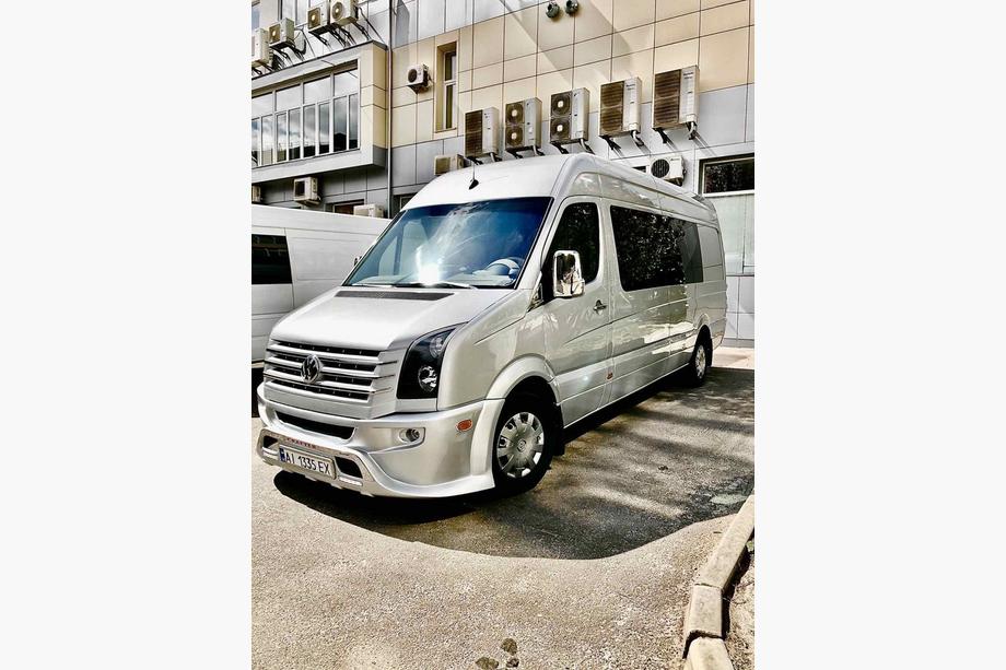 Volkswagen Crafter 2006–2016 Spojlerová lišta predného nárazníka 2012↗ (Sport-3, na lakovanie) Fotografia 11