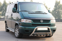 Volkswagen T4 Caravelle/Multivan 1990–2003 Predný ochranný rám WT003 60 mm (nerez) 60 mm, s nápisom fotografia 6
