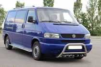 Volkswagen T4 Caravelle/Multivan 1990–2003 Predný ochranný rám WT003 60 mm (nerez) 60 mm, s nápisom fotografia 3