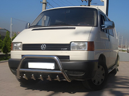 Volkswagen T4 Caravelle/Multivan 1990–2003 Predný ochranný rám WT003 60 mm (nerez) 60 mm, s nápisom fotografia 8