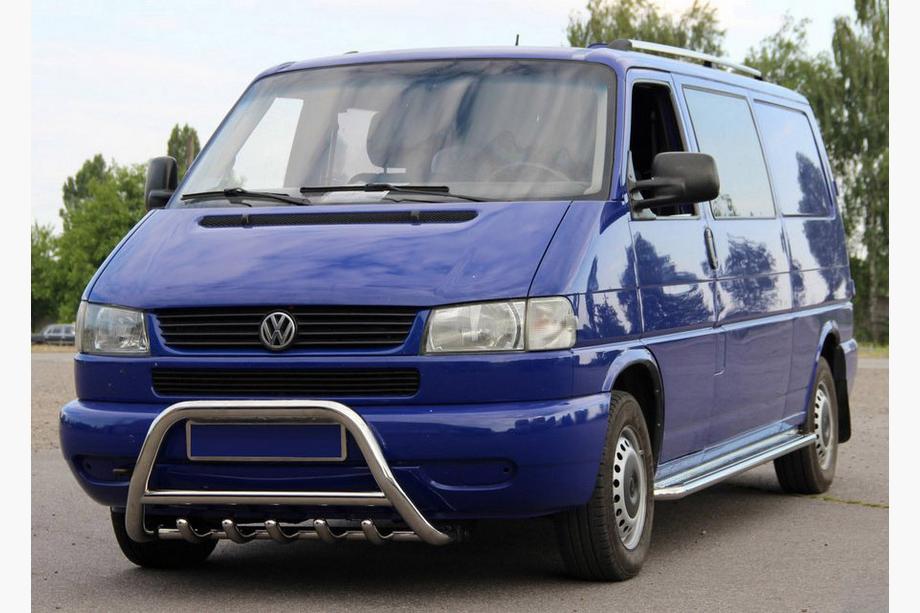 Volkswagen T4 Caravelle/Multivan 1990–2003 Predný ochranný rám WT003 60 mm (nerez) 60 mm, s nápisom Image