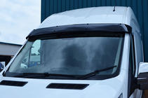 Ford Transit 2014– Slnečná clona na čelné sklo (čierny lesk, 5 mm) fotografia 4