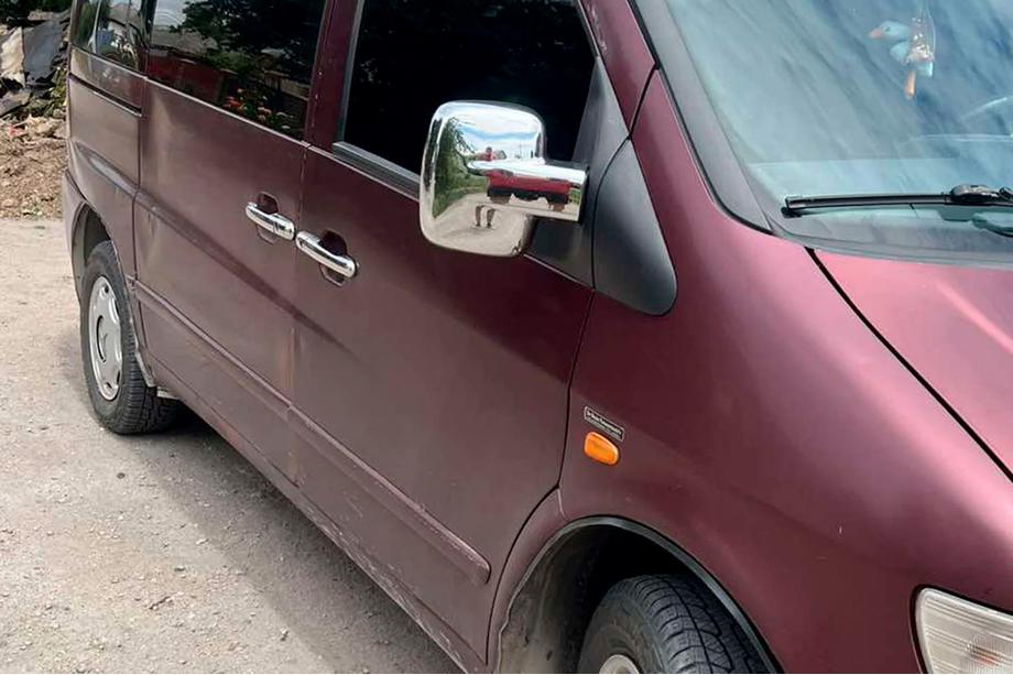 Mercedes Vito W638 1996–2003 Chrómové kryty zrkadiel (2 ks) Fotografia 4