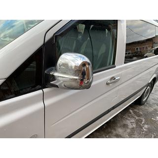 Chrómové kryty zrkadiel Vito 2004-2010 (2 ks) Mercedes Vito W639 2004–2014 fotografia 2