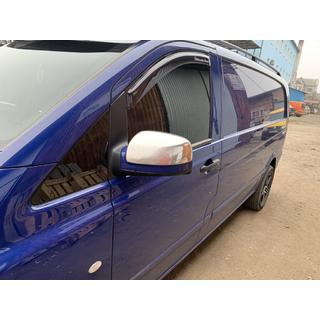 Chrómové kryty zrkadiel Vito 2010-2015 (2 ks) Mercedes Vito W639 2004–2014 fotografia 2