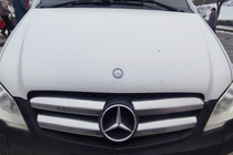 Mercedes Vito W639 2004–2014 Lišty na masku 2010-2015 (nerez) Carmos - turecká oceľ fotografia 3