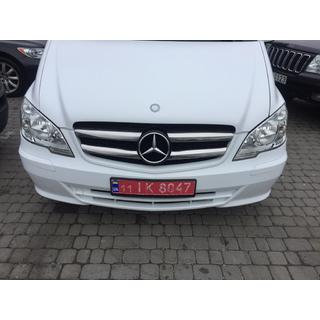 Lišty na masku 2010-2015 (nerez) Mercedes Vito W639 2004–2014 fotografia 4