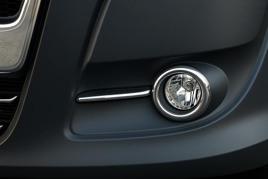 Fiat Doblo II 2010–2022 Chrómový rámik hmloviek s pásikmi (2010-2015, 4 ks, nerez) Carmos - turecká oceľ Image