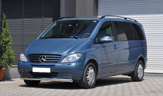 Mercedes Vito W639 2004–2014 Predný ochranný rám ST008 (nerez) 2004-2010, 70 mm fotografia 2
