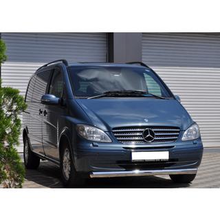 Predný ochranný rám ST008 (nerez) Mercedes Vito W639 2004–2014 fotografia 3