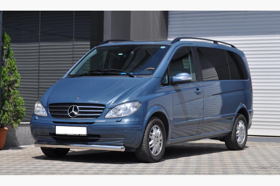 Mercedes Vito W639 2004–2014 Predný ochranný rám ST008 (nerez) 2004-2010, 42 mm Fotografia 2