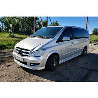 Predný nárazníkový lip spojler BRB V1 (na lakovanie) Mercedes Vito W639 2004–2014 fotografia 2