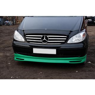 Predný nárazníkový lip spojler BRB V1 (na lakovanie) Mercedes Vito W639 2004–2014 fotografia 4