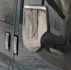 Ford Transit 2000–2014 Kryty zrkadiel (2 ks) Carmos - leštená nehrdzavejúca oceľ fotografia 4