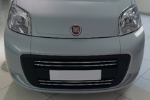 Fiat Fiorino/Qubo 2008–2024 Nerezové lišty na masku chladiča (4 ks) Carmos – turecká nehrdzavejúca oceľ fotografia 1