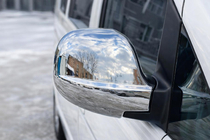 Mercedes Viano 2004–2014 Chrómové kryty zrkadiel VITO 2004-2010 (2 ks) Carmos – turecká nehrdzavejúca oceľ fotografia 9