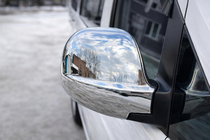 Mercedes Viano 2004–2014 Chrómové kryty zrkadiel VITO 2004-2010 (2 ks) Carmos – turecká nehrdzavejúca oceľ fotografia 1