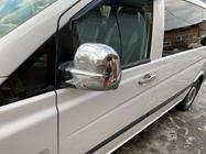 Mercedes Viano 2004–2014 Chrómové kryty zrkadiel VITO 2004-2010 (2 ks) Carmos – turecká nehrdzavejúca oceľ fotografia 4