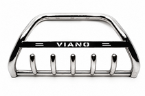 Mercedes Viano 2004–2014 Predný ochranný rám WT003/004 (nerez) 60 mm, bez nápisu fotografia 3