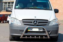 Mercedes Viano 2004–2014 Predný ochranný rám WT003/004 (nerez) 60 mm, bez nápisu fotografia 4