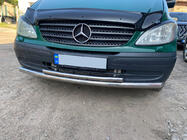 Mercedes Viano 2004–2014 Predný ochranný rám ST014 (nerez) 60/42 mm fotografia 3