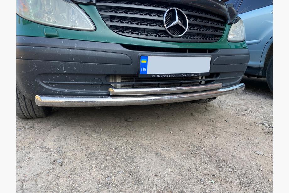 Mercedes Viano 2004–2014 Predný ochranný rám ST014 (nerez) 60/42 mm Image