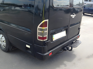 Mercedes Sprinter W901/902/903/904/905 1995–2006 Nerezové kryty brzdových svetiel (2 ks) OmsaLine – talianska nehrdzavejúca oceľ fotografia 1