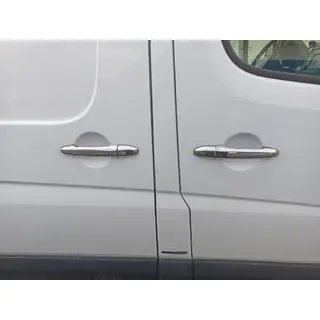 Chrómové kryty kľučiek (4 ks, nerez) Mercedes Sprinter W906 2006–2018 fotografia 2