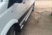 Mercedes Sprinter W906 2006–2018 Bočné trubky (2 ks, nerez) Ø60, stredný rázvor fotografia 2