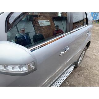 Vonkajšie nerezové lišty okien (4 ks) Mercedes ML W164 2005–2011 fotografia 2