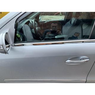 Vonkajšie nerezové lišty okien (4 ks) Mercedes ML W164 2005–2011 fotografia 4