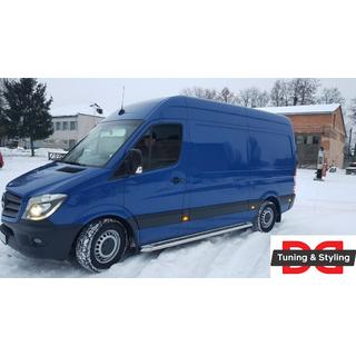Bočné prahy Premium (2 ks, nerez.) fotografia 3