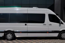 Volkswagen Crafter 2006–2016 Bočné rúrky (2 ks, nerez) fotografia 3