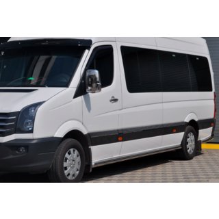 Bočné rúrky (2 ks, nerez) Volkswagen Crafter 2006–2016 fotografia 2
