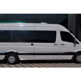 Bočné rúrky (2 ks, nerez) Volkswagen Crafter 2006–2016 fotografia 3