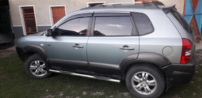 Hyundai Tucson JM 2004– Chrómové kryty kľučiek (4 ks, nerez) fotografia 3