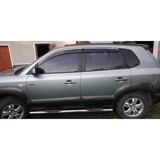 Chrómové kryty kľučiek (4 ks, nerez) Hyundai Tucson JM 2004– fotografia 4