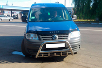 Volkswagen Caddy 2004–2010 Predný ochranný rám WT003 (nerez) fotografia 6