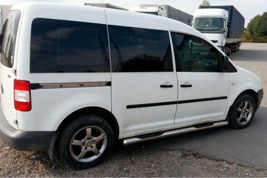 Volkswagen Caddy 2010–2015 Bočné rúrky BB002 (2 ks, nerez) Image