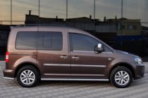 Volkswagen Caddy 2010–2015 Bočné rúrky BB001 (2 ks, nerez) fotografia 5