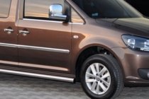 Volkswagen Caddy 2010–2015 Bočné rúrky BB001 (2 ks, nerez) fotografia 6