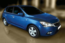 Kia Ceed 2007–2012 Okenné lišty (4 ks, nerez) fotografia 3