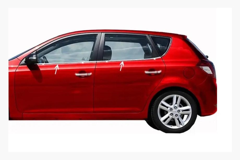 Kia Ceed 2007–2012 Okenné lišty (4 ks, nerez) Image