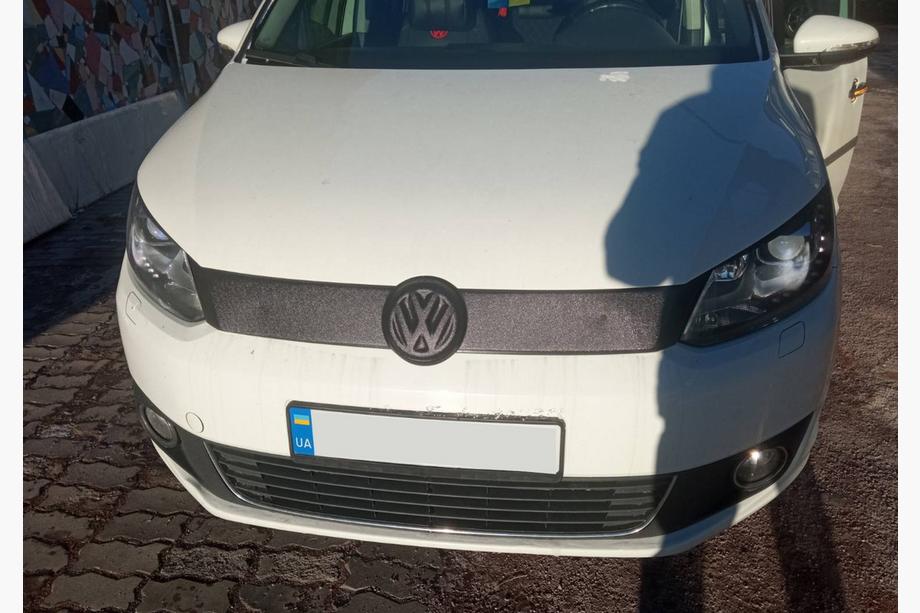 Volkswagen Caddy 2010–2015 Zimná clona na masku chladiča (horná) Matná Image