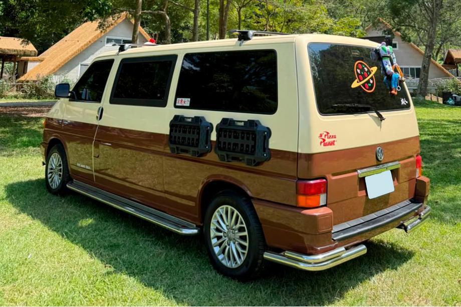 Volkswagen T4 Transporter 1990–2003 Bočné nášľapy Premium (2 ks, nerez) Dlhý rázvor, 60 mm Fotografia 8
