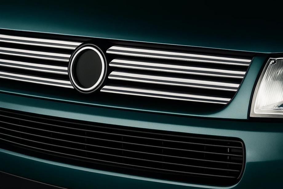 Volkswagen T4 Caravelle/Multivan 1990–2003 Nerezové lišty na masku Kosою капот (8 ks) Image