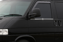 Volkswagen T4 Caravelle/Multivan 1990–2003 Okenné lišty (2 ks, nerez) fotografia 1