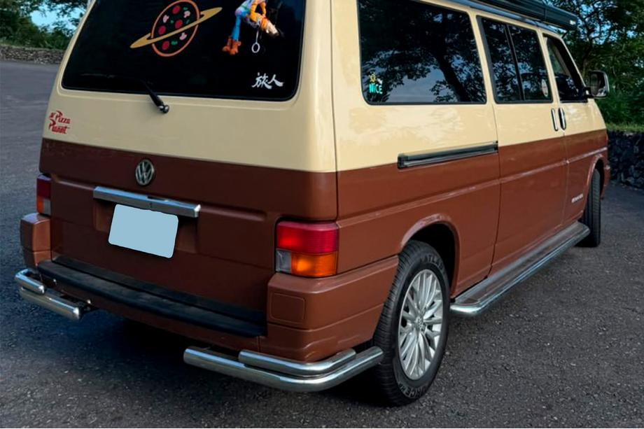 Volkswagen T4 Caravelle/Multivan 1990–2003 Bočné nášľapy Premium (2 ks, nerez) Ø60, dlhý rázvor Fotografia 11
