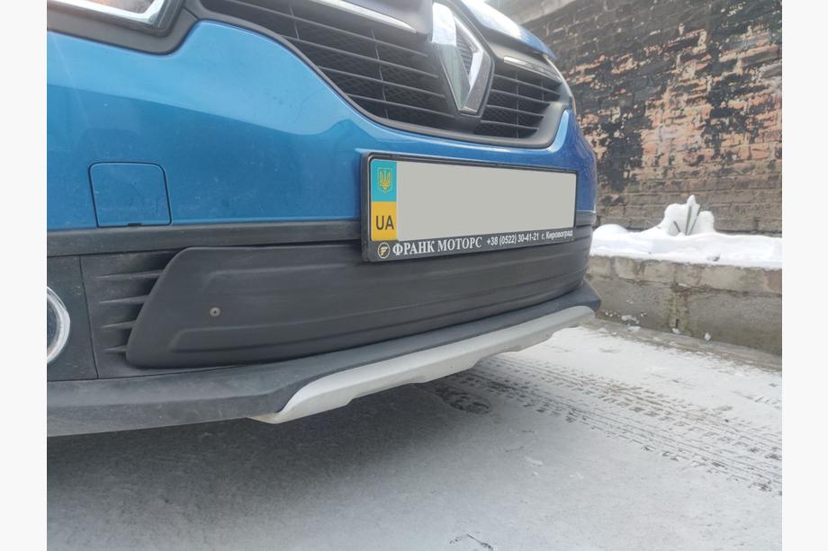 Renault Sandero 2013–2022 Zimný spodný kryt masky chladiča (2013-2017) Matná Fotografia 4